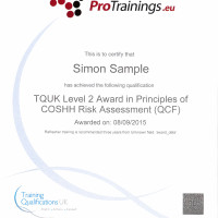 regulated certificate